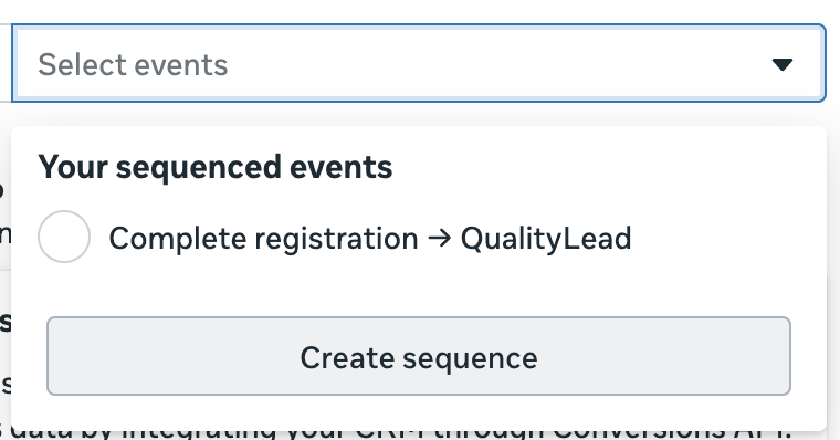 已创建的序列示例：Complete registration → QualityLead