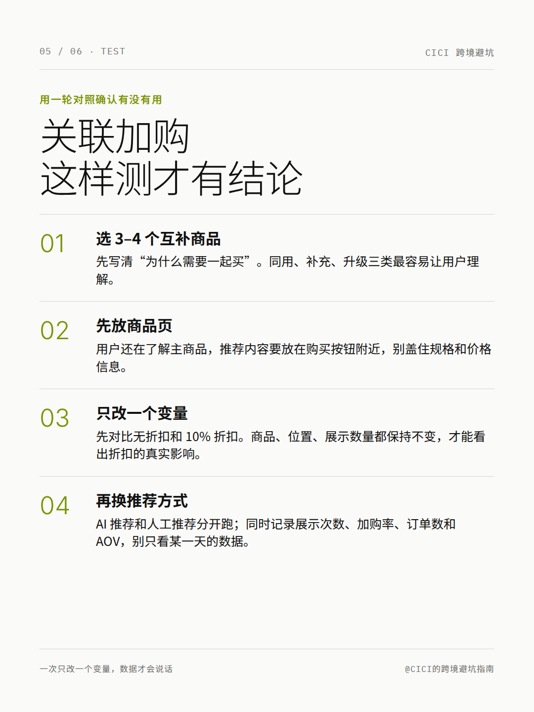 Shopify 关联加购两轮测试方法图